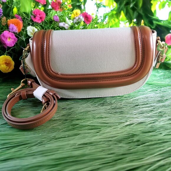 Zara Beige Purse Shoulder Bag NWT With Extra Strap 14350 - Picture 4 of 8